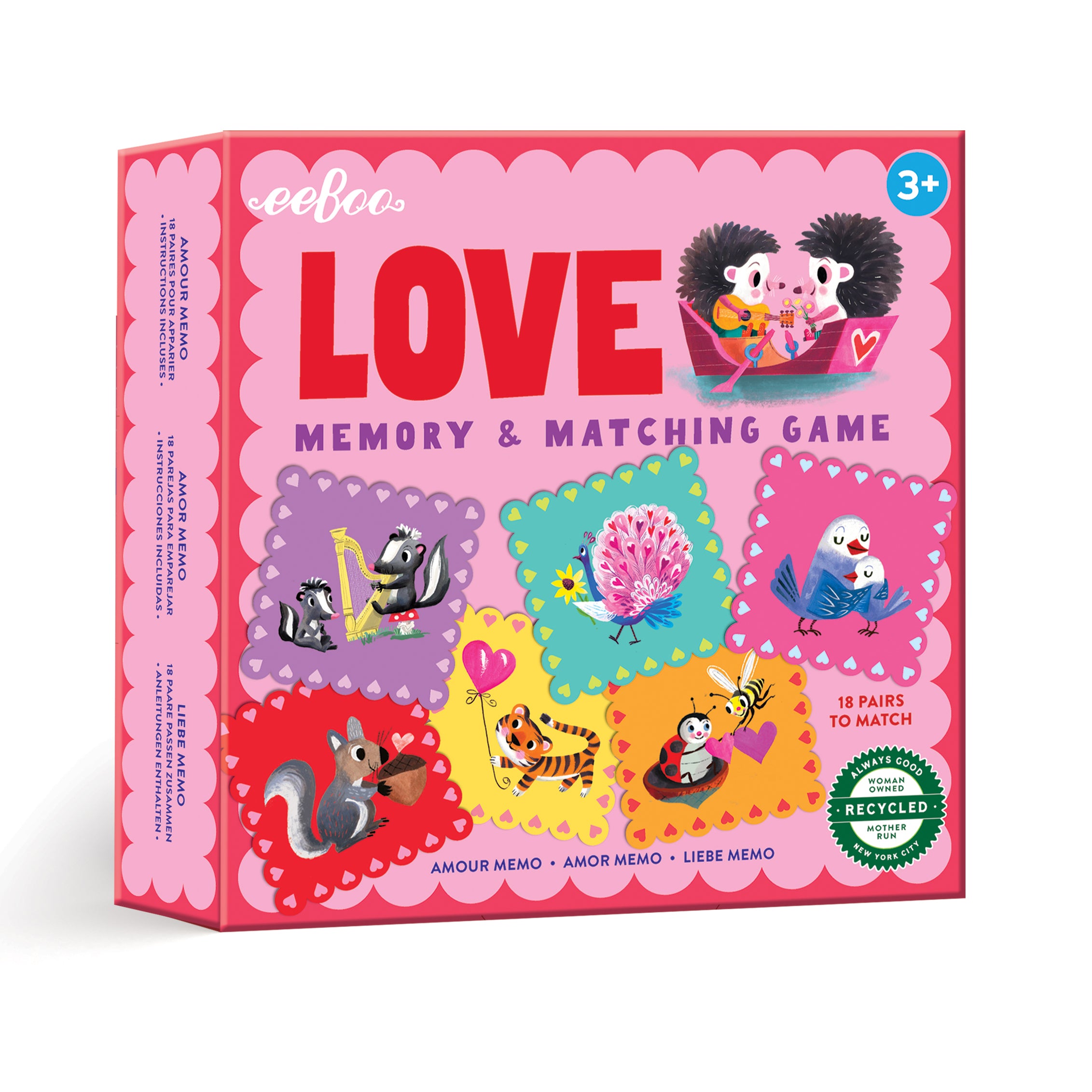 Love Little Square Memory Game Unique Valentines Day Gifts for